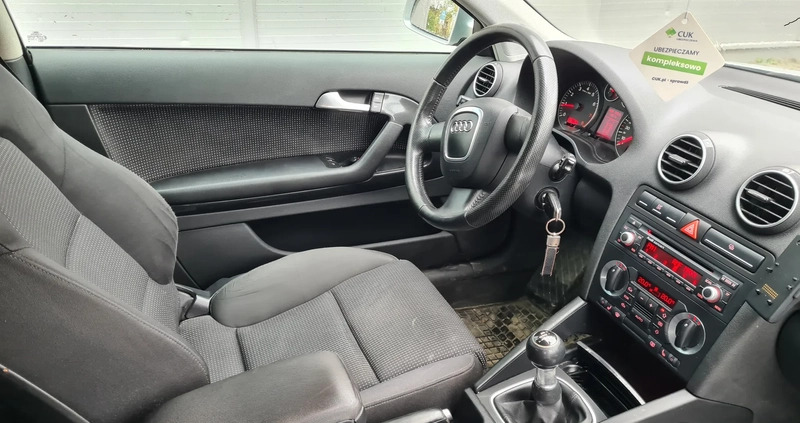 Audi A3 cena 15999 przebieg: 245000, rok produkcji 2006 z Wleń małe 22